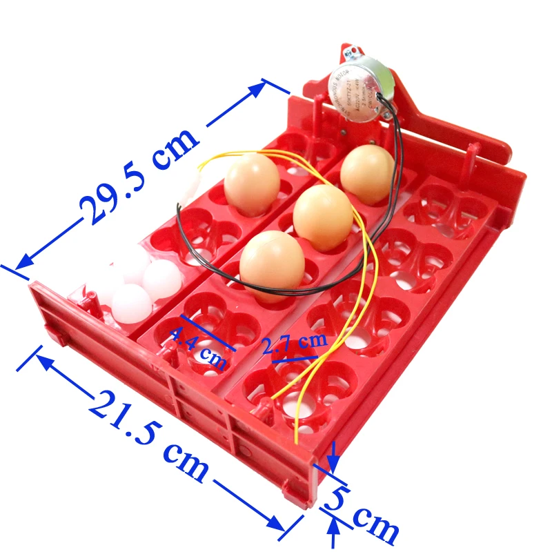 12 Eggs/48 Birds Eggs Incubator Turn Eggs Tray 220V / 110V / 12V Motor Chicken Bird Hatching Equipment DIY Incubator Accessories