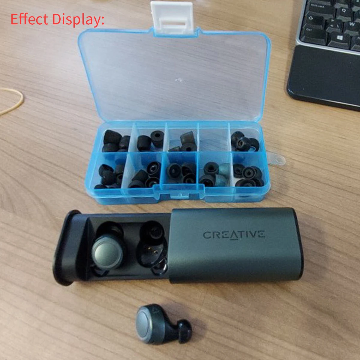 Memory Foam Ear Tips for Creative Outlier Air V3 Eartips SANSUI I17 Earbuds Tips Anker SoundСore Liberty 3 Pro Noise Reducing