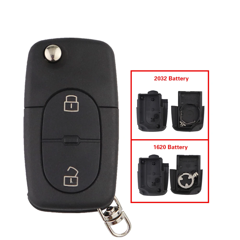 YIQIXIN For Audi A2 A3 A4 A6 A8 B5 TT RS4 Quattro 1994 - 2004 Old Models 2/3 Button Flip Folding Key Shell Case Cover HU66 Blade