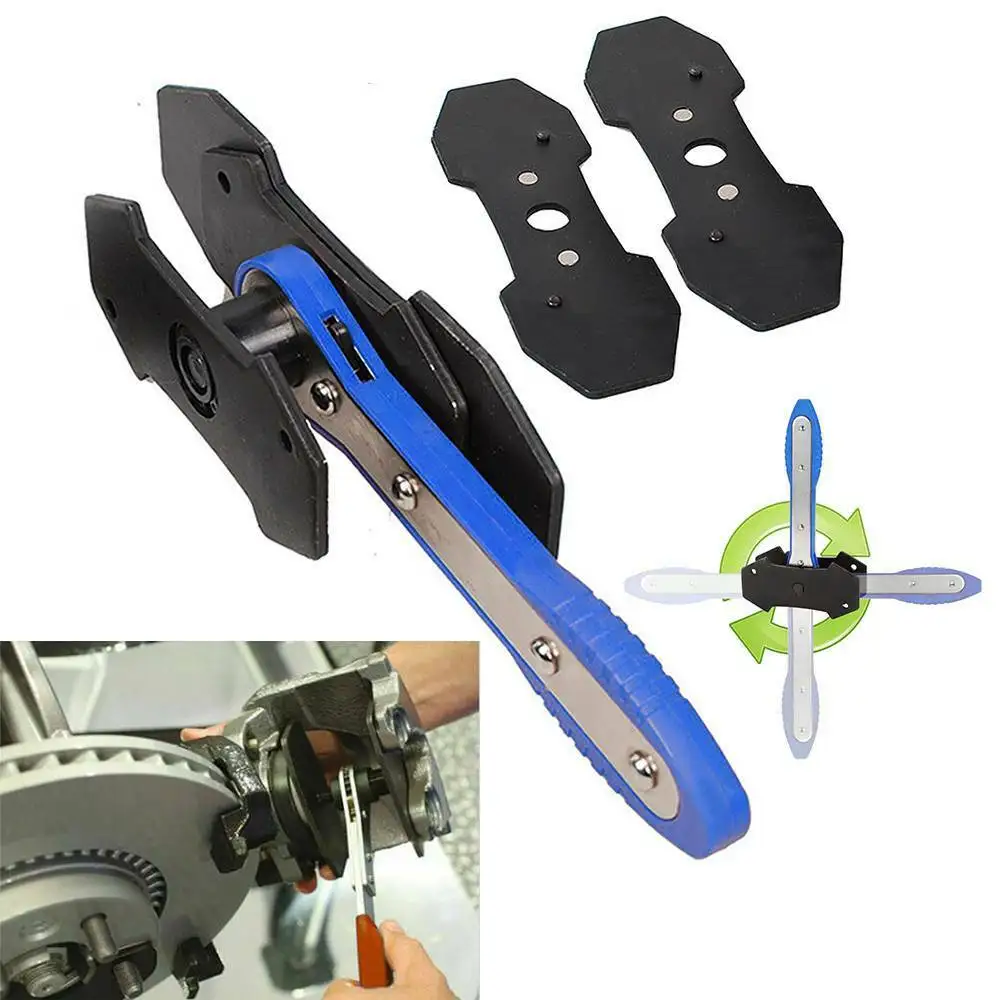 Car Ratchet Brake Piston Caliper Spreader Tool Brake Caliper Press Single Twin Quad Pistons Install Tools