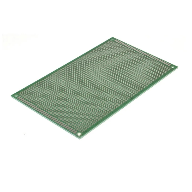1 pces 9x15 cm protótipo pcb 2 camada 9*15 cm painel placa universal dupla lateral 2.54mm verde