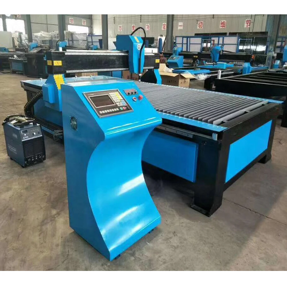 Professional metal cnc plasma with THC/cnc plasma cutter 1325 1530 big size plasma cutting machine for steel aluminum copper