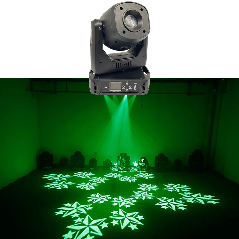 Imagem -02 - Led 100w Padrão Movendo a Luz da Cabeça com Prisma Girar o Uso para o Desempenho da Fase Barra de Dança Festa em Casa Iluminação Efeito Discoteca dj