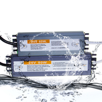 AC DC 12V 24V Switching Power Supply 12 24 V Volt IP67 IP68 Outdoor Waterproof 24V Power Supply AC-DC 220V TO 12V SMPS 10W-400W