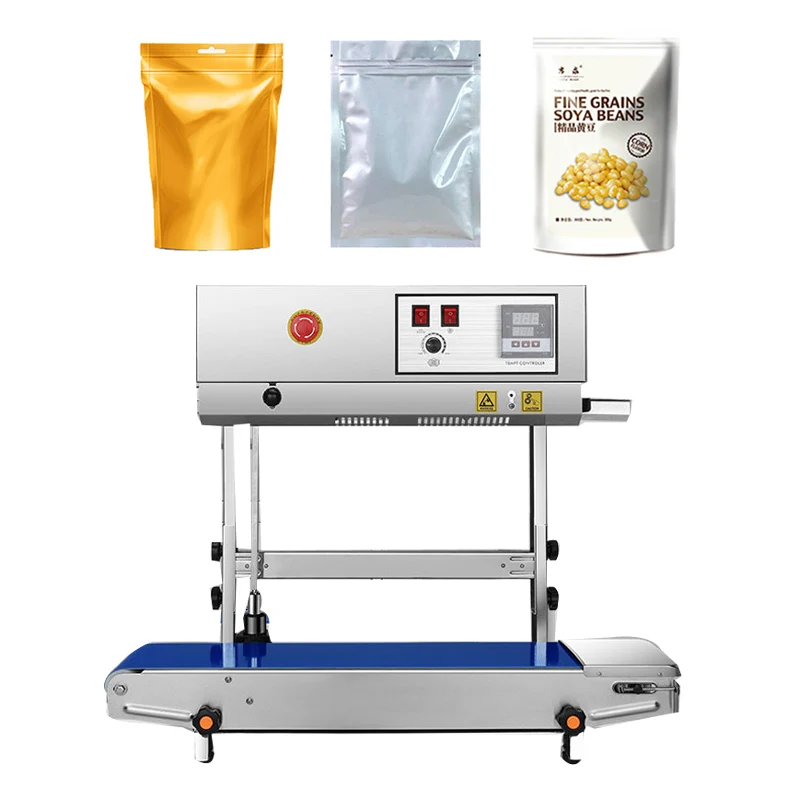 

Continuous Sealing Machine Commercial Plastic Packaging Bag Film Aluminum Foil Bag Food Tea Paper Bag Automatic Sealing Machine