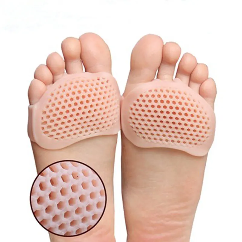 

Silicone Forefoot Honeycomb Cushion Breathable High Heel pad Half Yard Cushion Shock Absorption Foot Pad Insoles 2-2