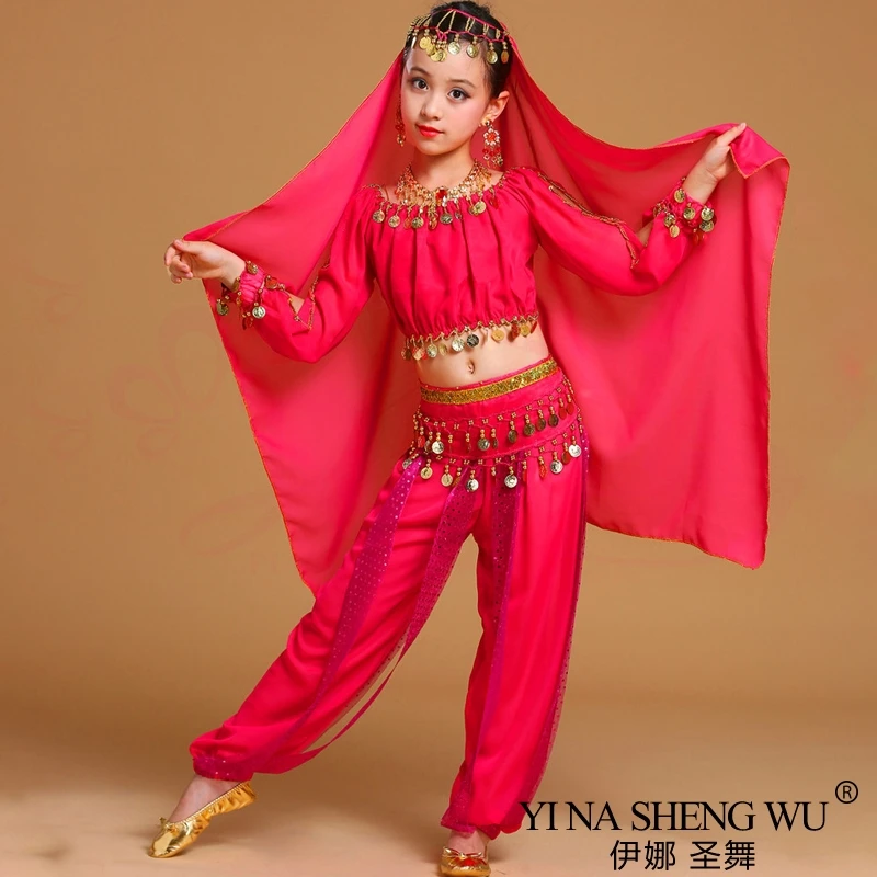 Kids&Adult Belly Dance Costumes Set Oriental Dance Girls Belly Dancing India Belly Dance Clothes Belly Dance Suit Stage Costume