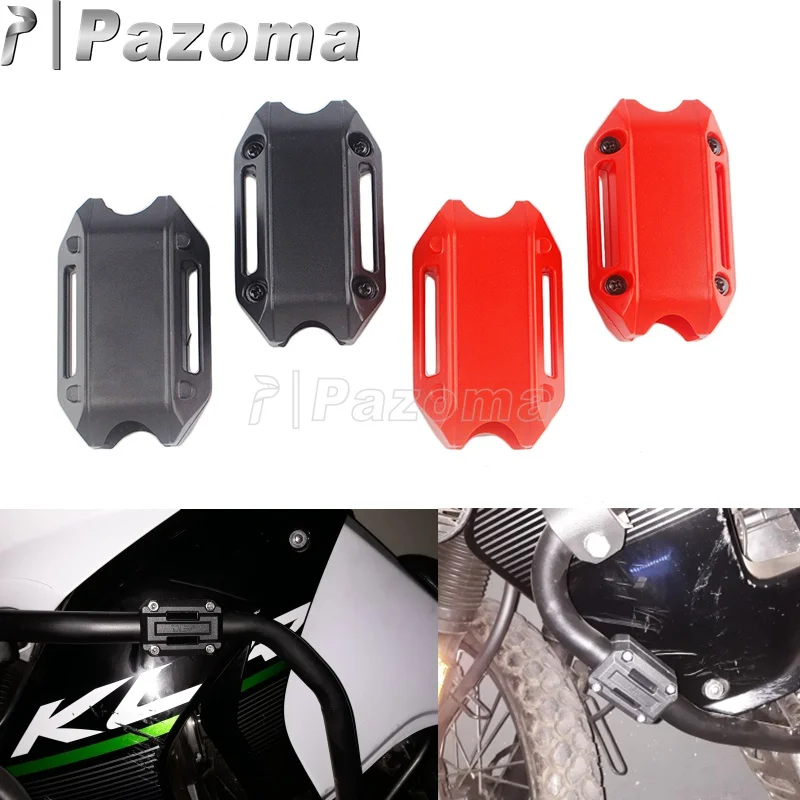 25mm Crash Bar Bumper Protection Decor Block For BMW R1200 HP2 S1000XR R NineT G310 GS R 1150gs 1200gs F 800gs Adventure CRF DL