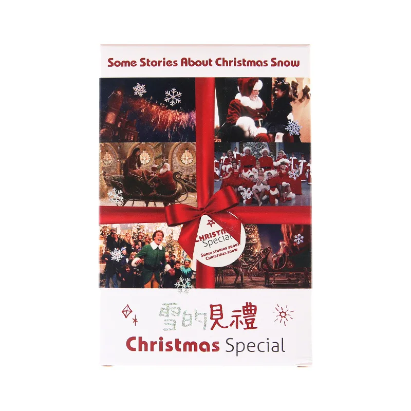 30 Sheets/Set Kerst Sneeuw Gift Serie Postkaart Sneeuwpop Wenskaarten Kerstavond Zegen Gift Card Thanksgiving Card