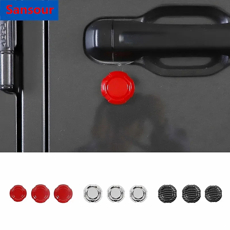 

Sansour дверной ключ для автомобиля, отверстие для отверстия, декоративные наклейки для Jeep Wrangler JL 2018 + для гладиатора JT 2018 + внешние аксессуары