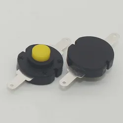 10pcs 13*14mm flashlight switch high quality 13*14 flat foot ON OFF yellow button switch AC250V 1.5A