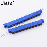 10-50Pcs Connector 805 Flange Card Edge Slot Pitch 3.96mm 12 16 20 24 30 36 44 56 72 Pin Socket Eyelet Gold Finger Wire Solder