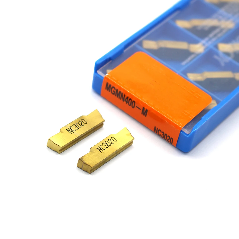 10 Chiếc MGMN400 M PC9030/NC3020/NC3030 4Mm Grooving Carbide Dạng MGMN400-M Dao Phay Biến Dụng Cụ Chia Tay và Grooving Dụng Cụ