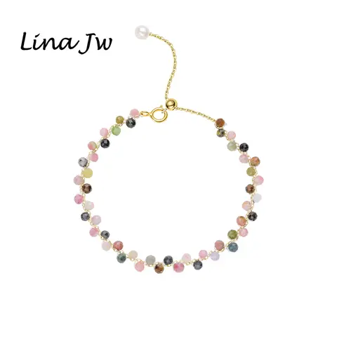 Natural Stone Tourmaline Bracelet for Women Lina Jw