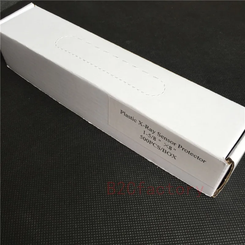 500pcs/box Dental Material Disposable Poly Pastic X-Ray Sensor Protective Film Cover 19.7*4.1CM