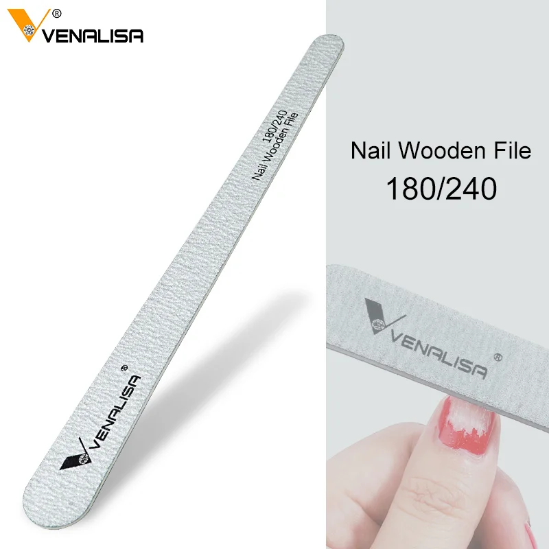 Venalisa Nagelvijl 5Pcs Buffer Dubbele Kant Van De Nagelvijl Buffer 180/240 In De Nail Art Venalisa Nail art Gereedschap