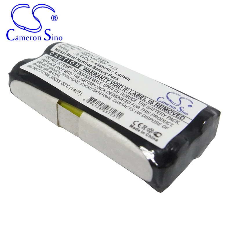 CameronSino Battery for Audioline DECT 5100 6000 SMS 7500 7800 5500 5501 5800 550 fits GP 30AAAAH2BX T323 Cordless phone Battery