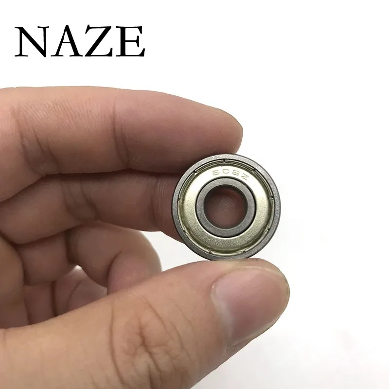 NAZE 10 Uds 608ZZ rodamiento 8x22x7mm ABEC-1 ABEC-3 ABEC-5 patín cochecito miniatura 608ZZ rodamientos de bolas 608Z 6082Z rodamiento
