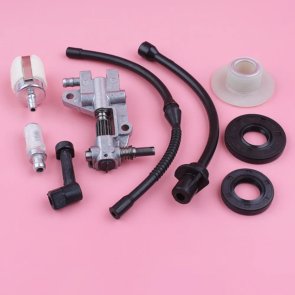 Nhiên Liệu Lọc Dầu Dòng Bơm Con Sâu Gear Hồi Cho Trung Quốc 4500 5200 5800 45cc 52cc 58cc Cưa Máy Công Cụ Thay Thế Dự Phòng một Phần