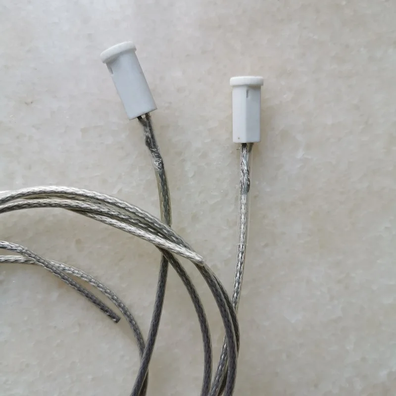 10pcs G4 Ceramic Socket Lampholder Plug with 0.3mm2 (22AWG) Braided Coaxial Cable for Chandelier Crystal Lamp
