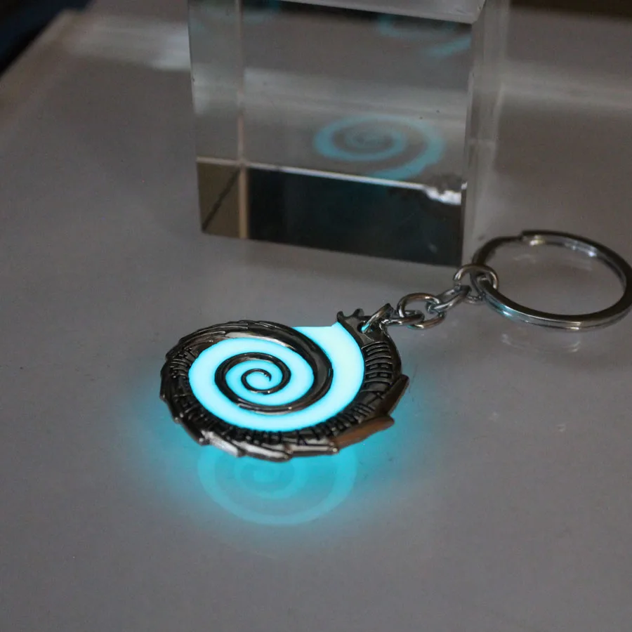 Sonic Screwdriver Keychain Pendant Lobster Snails Key Chain GLOW in the DARK Night Wibbly Wobbly Timey