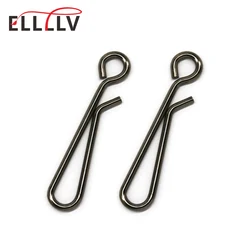 100pcs Saltwater Fishing Stainless Steel Open Eye Hangling Snap Quick Change Pin For Hook Lure Connector Fishing Accessories