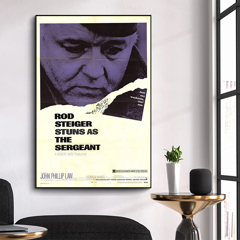 

WM3210 The Sergeant Classic Movie HD Silk Fabric Poster Art Decor Indoor Painting Gift