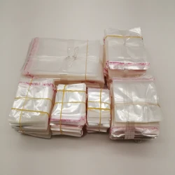 1000pcs Transparent Opp Bags Self Adhesive Cellophane Bags Opp Plastic Bag Poly Clear Packaging Bag for Jewelry Packaging Pouch