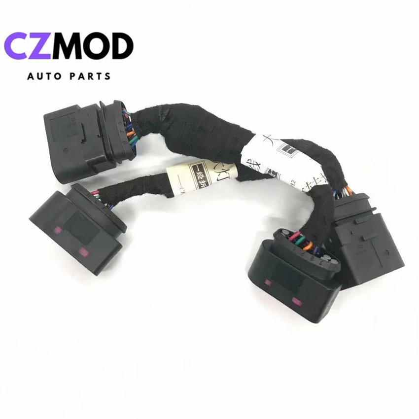 CZMOD Car Headlight Modification Upgrade Transfer Wiring Adapter Harness For 08-11 Aud-i A4 From Halogen To Xenon Plug And Play