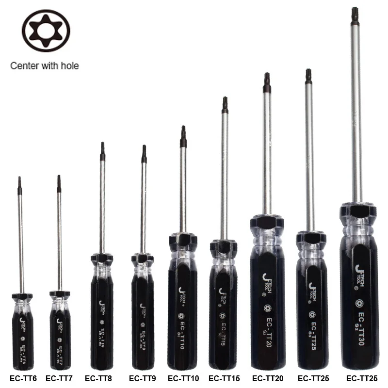 Ipc Torx screwdriver Chrome Vanadium Steel  T5 TT8 T9 T10 Star Head Screwdriver Phone Laptop Tamperproof Hole Repairing ool