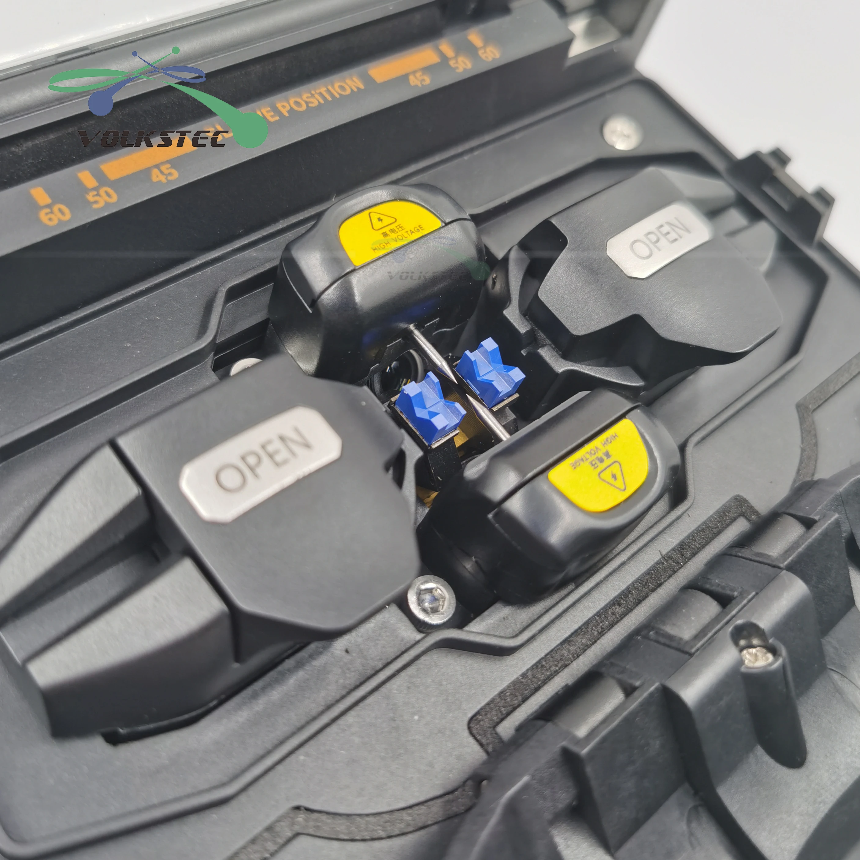 Imagem -06 - Máquina de Fibra Óptica Fusion Splicer t7 com Tela Sensível ao Toque Motores Soldador Dispositivo de Fibra Incluem Vfl Opm Função Tool Kits