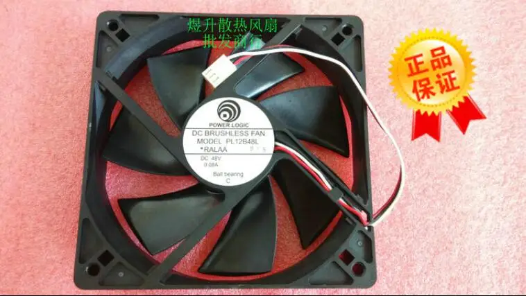 

12025 PL12B48L DC48V 0.08A 12CM Three-wire mute fan