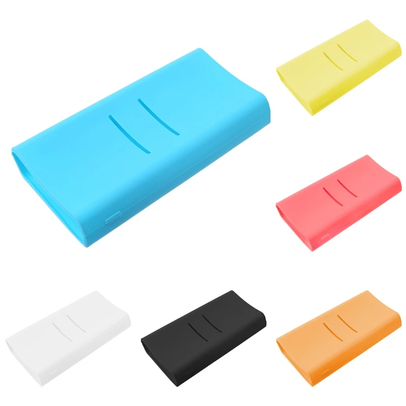 1pc 안티 슬립 실리콘 보호 케이스 커버 xiaomi mi 2C 20000mAh 보조베터리