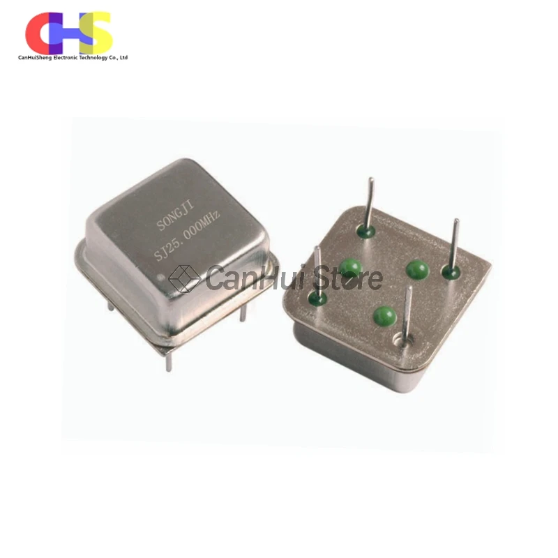 5PCS Square Active Crystal Oscillator DIP-4PIN 4MHZ/4.9152/6MHZ/8MHZ/10MHZ/11.0592MHZ/12MHZ/20MHZ/22.184MHZ/24MHZ/50MHZ/100Mhz/M