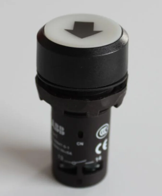 CP9-1005 10059151 1SFA619199R1005 Flush - White - Black plastic - 1NO+1NC - Customer defined pushbutton with special marking