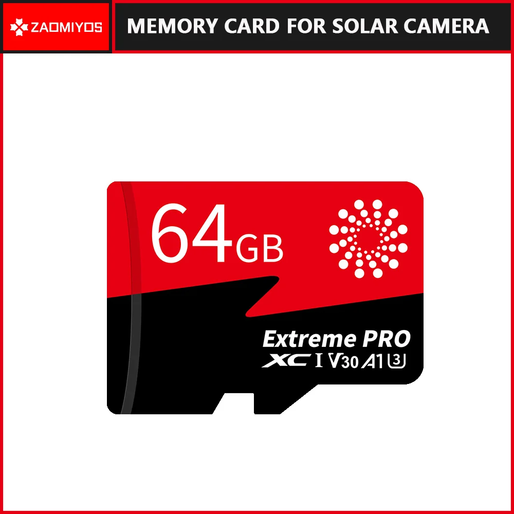 100% New Original ZAOMIYOS Memory card/SD card/TF card for solar IP PTZ camera