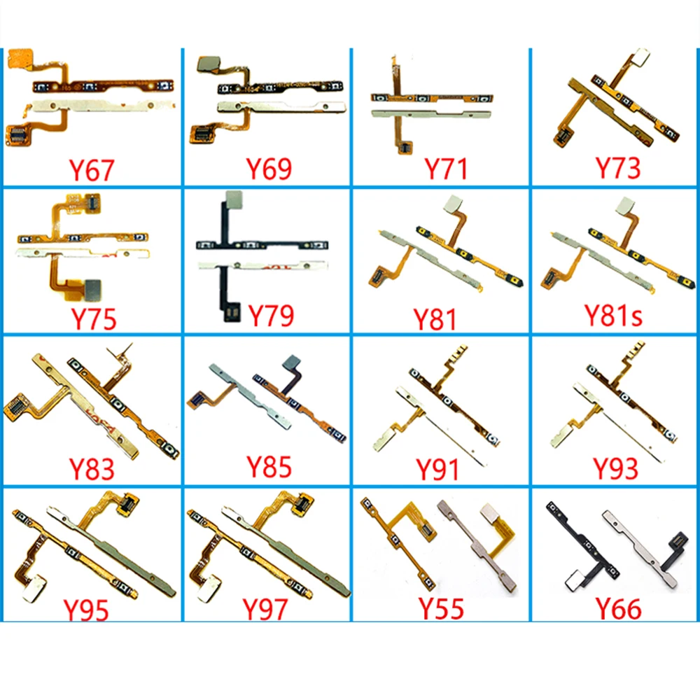 

Power On Off Button Volume Switch Key Flex Cable For VIVO Y75 Y79 Y81S Y83 Y85 Y93 Y97 Repair Parts