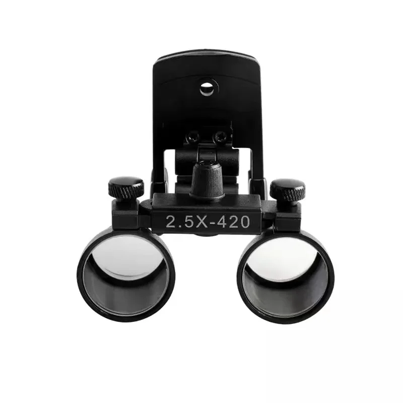 Imagem -04 - Dentista Binóculos 2.5x 3.5x Dental Lupas Cirúrgica Lente de Vidro Óptico com Clipe Plástico para Odontologia Eyewear Lupa