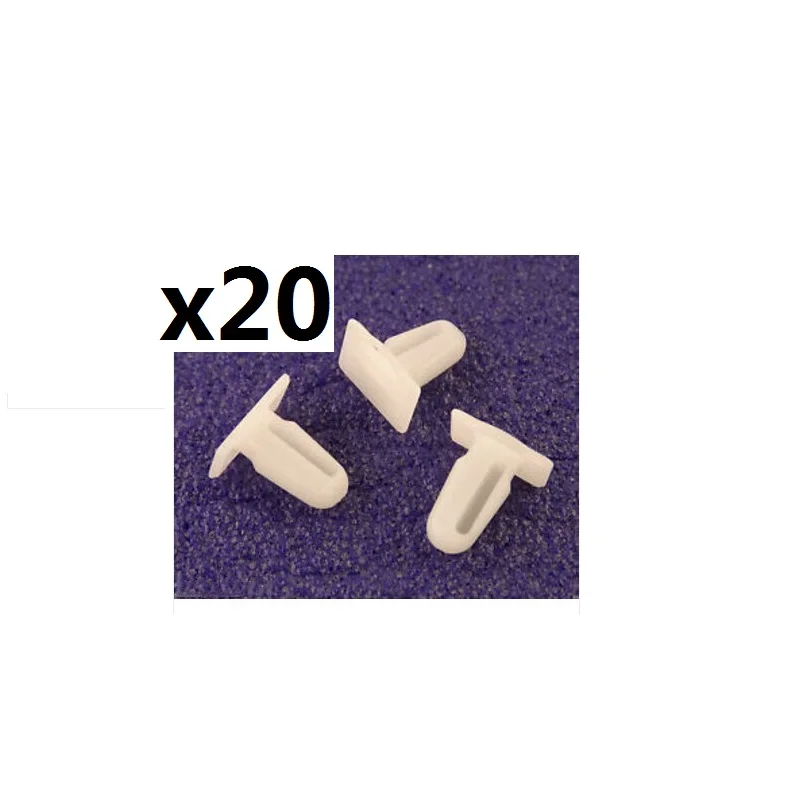 20x For BMW 5mm Plastic Rivet Clips for Trims, Wheel Arch Liner / Lining & Moudlings