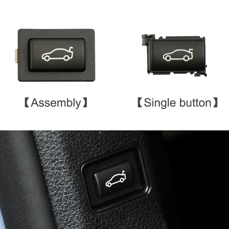 Tailgate Rear Trunk Switch Button Cover for BMW F20 E90 E91 E92 F30 F10 F18 F06 F02 F25 E60 E84 E89 F32 1/3/5/7 Series X1 X3 Z4