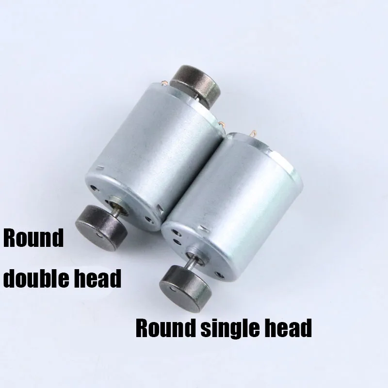 6V 12V 24V DC Vibration Motor Engine Dual Vibrator Sector Head Double Round head Vibrating for adult products Massage