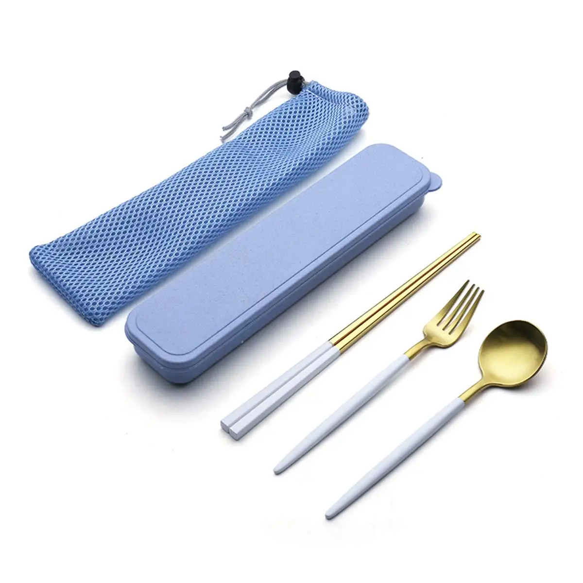 26cm Straw Bag Portable Travel Mesh Bag Straw Pouch Straw Carrying Case for Straw Cutlery Fork Spoon Tableware Sets Wholesale