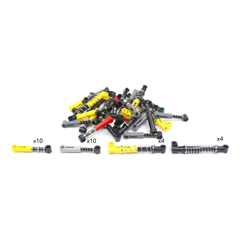 Ingranaggi tecnici volante senza stelo bracci del fascio Pin Connctor Axle Chain Panel parti di collegamento a catena adatte per MOC Brick giocattoli fai da te