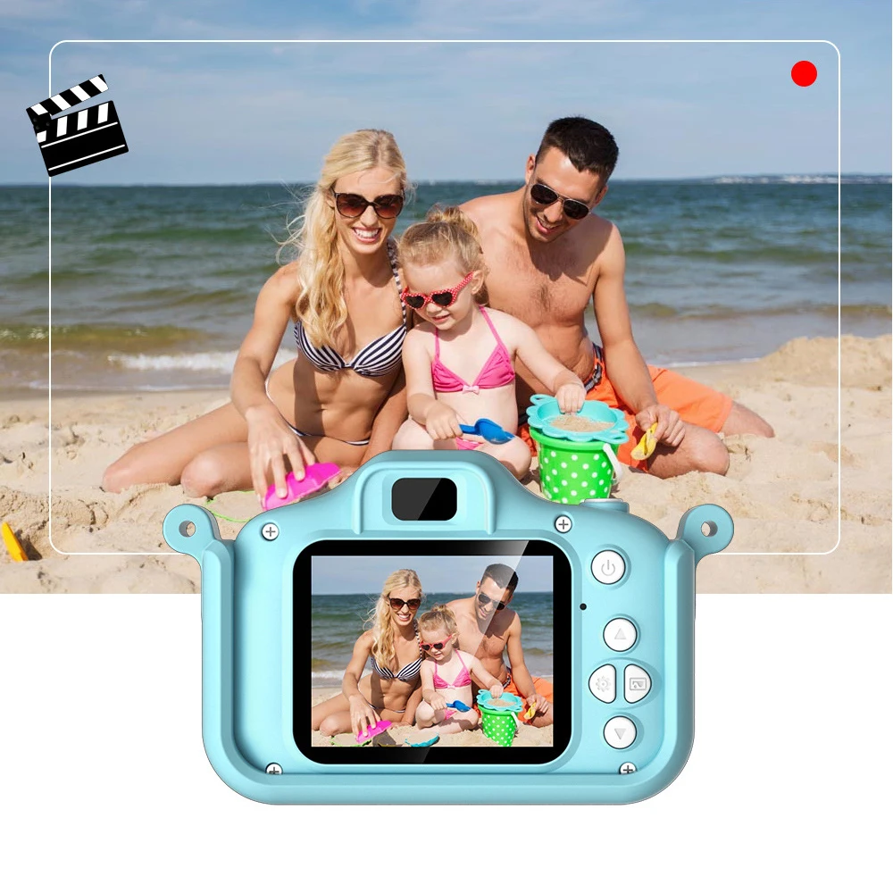 Kids Camera Digital Portable 2 inch HD Children Mini Camera for Birthday Christmas Gift Child Educational Toys Camera For Girl