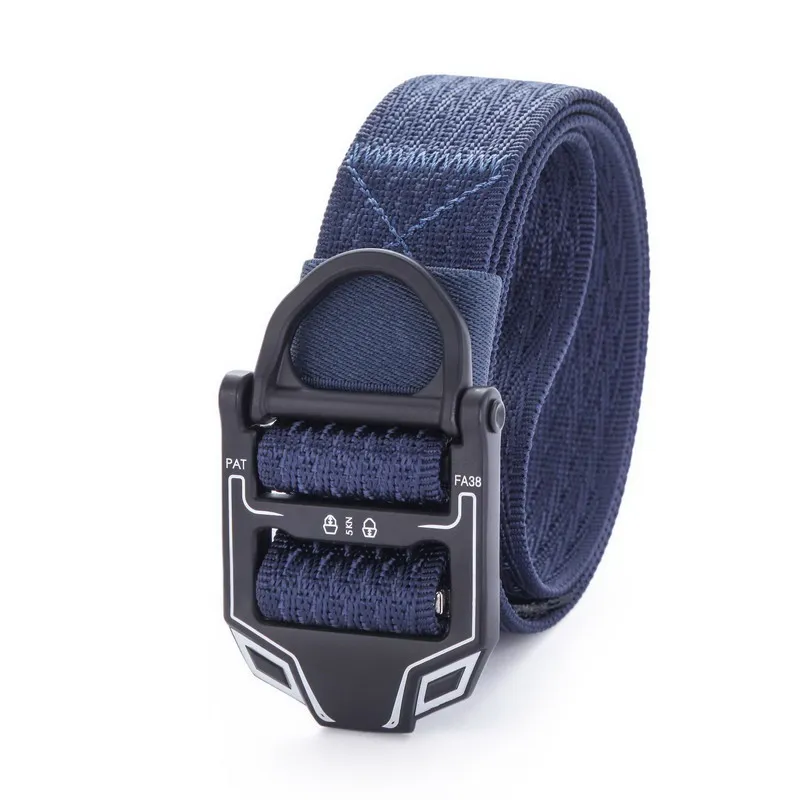 

Mens Tactical Belt Military Nylon Quick Release Outdoor Multifunctional Training Sport Leisure Metal Buckle Waist Strap Cinto