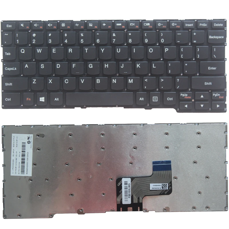 Novo teclado dos eua para lenovo yoga 700-11isk 700-11 80qe flex 3-1120 flex 3-1130 balck us portátil teclado