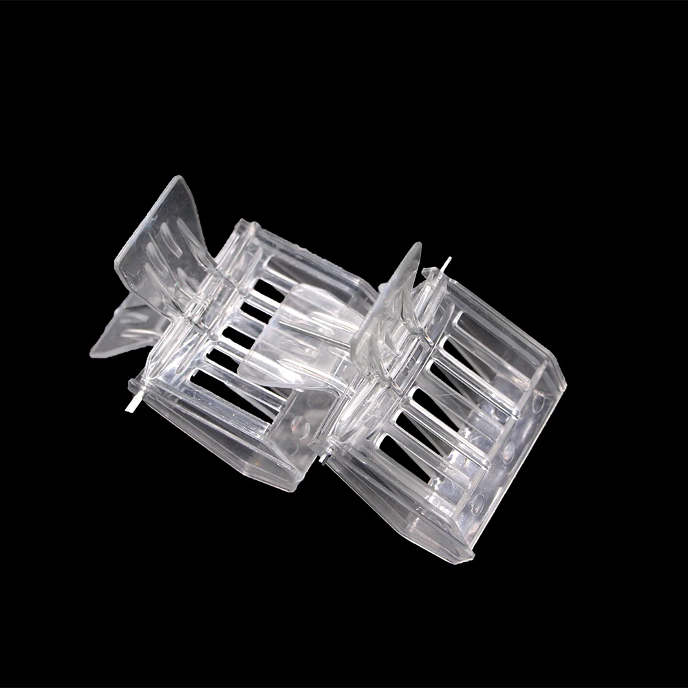 

80PCS Wholesale Beekeeping Rearing Clips Cages Cell Box Clip Queen King Bees Catcher Cage Room House Cup Plastic Tools Supplies