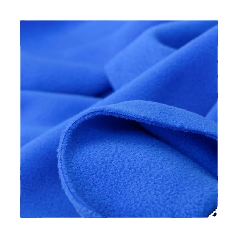 

Width 62'' Thickened Double Sided Warm Elastic Polar Fleece Fabric By The Half Yard For Coat Children's Wear Material