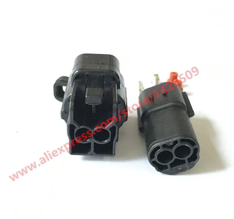 1 Set 2 Pin 174354-2 174352-2 Female Male Waterproof Wire Connector Plug Car Auto Sealed  Car Truck Denso Connectors