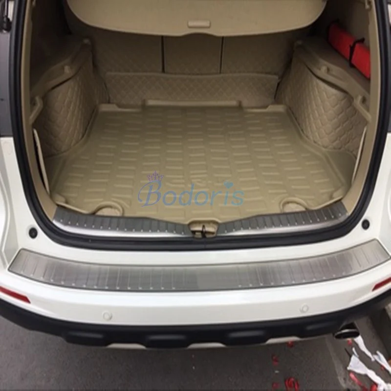 Rear Trunk Bumper Guard Plate Tail Gate Door Sill Car Styling For Honda CR V CRV CR-V 2007 2008 2009 2010 2011 Accessories